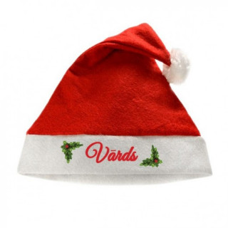 Ziemassvētku cepure ar Jūsu vārdu