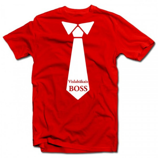 Vīriešu T-krekls "Vislābākais BOSS"
