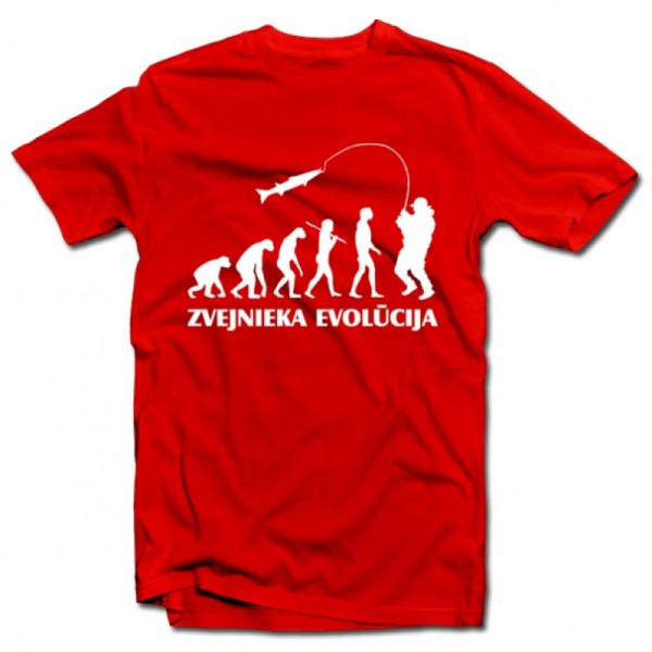 T-krekls "Zvejnieka evolūcija"