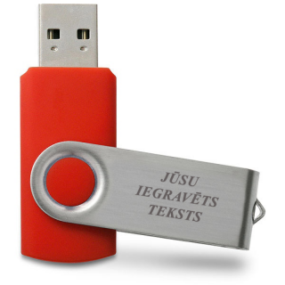 USB atmiņas karte ar gravēšanas tekstu pēc Jūsu izvēles (4 GB)