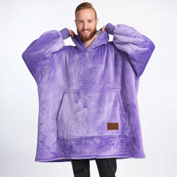 BARAMOOR džemperis - pleds "Purple"