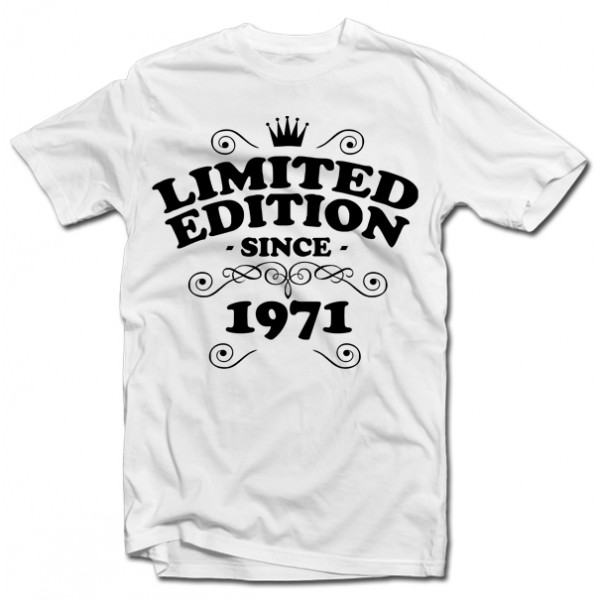 T-krekls  "Limited edition" ar Jūsu izvēlētu gadu