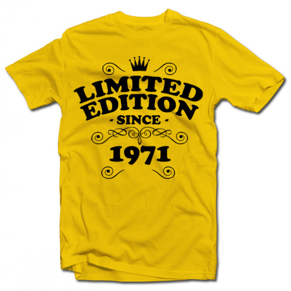 T-krekls  "Limited edition" ar Jūsu izvēlētu gadu