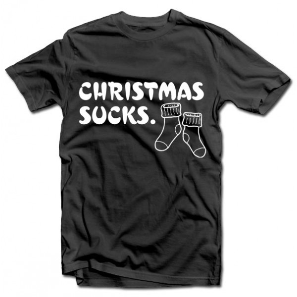 T-krekls "Christmas Sucks"