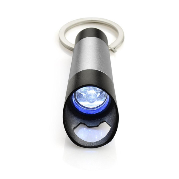 Praktisks atslēgu piekariņš  (lukturītis un pudeļu attaisāmais)