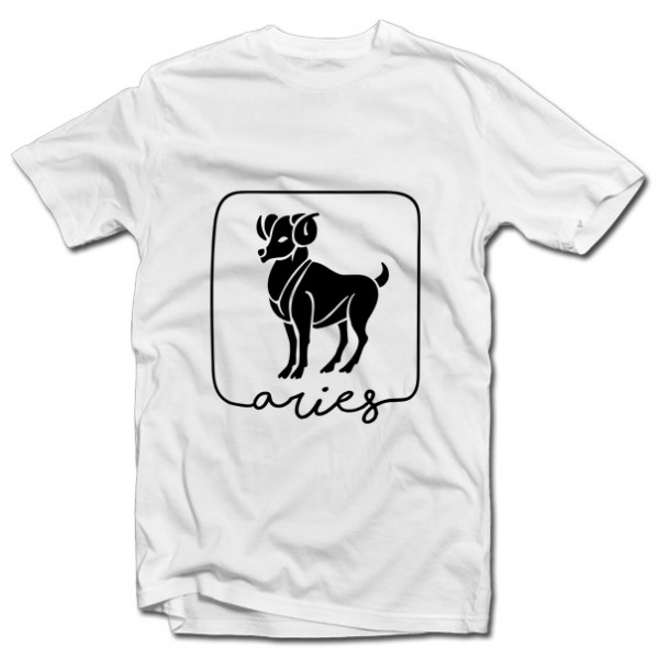 T-krekls ar zodiaka zīmi "Auns"