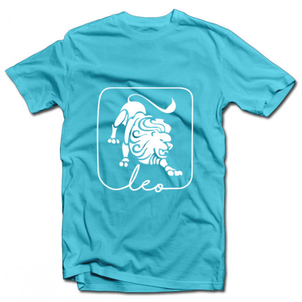 T-krekls ar zodiaka zīmi "Lauva"