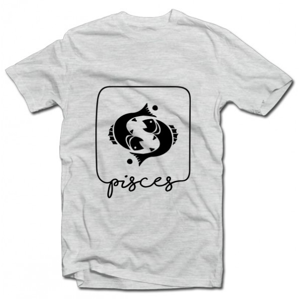 T-krekls ar zodiaka zīmi "Zivs"