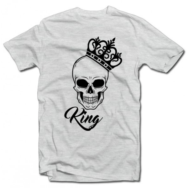 T-kreklu komplekts "King & Queen" ar galvaskausiem