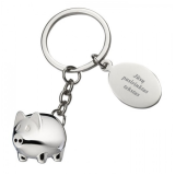 Atslēgu piekariņš "Cūciņa" ar Jūsu iegravētu tekstu