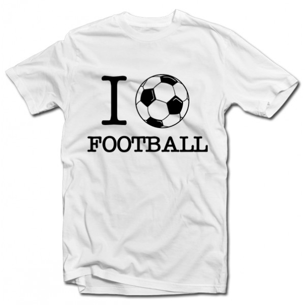 T-krekls "I love Football"