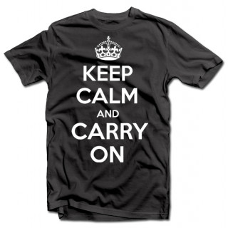 T-krekls "KEEP CALM AND CARRY ON"