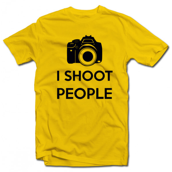 T-krekls "I shoot people"