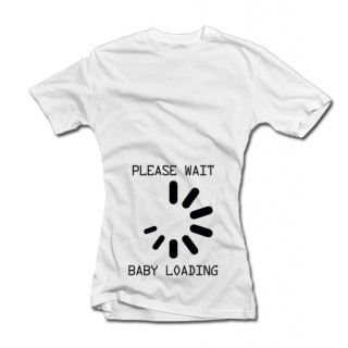 Sieviešu T-krekls "Baby loading"