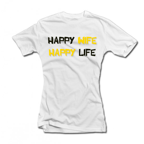 Sieviešu T-krekls "Happy wife"