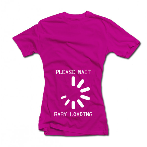 Sieviešu T-krekls "Baby loading"