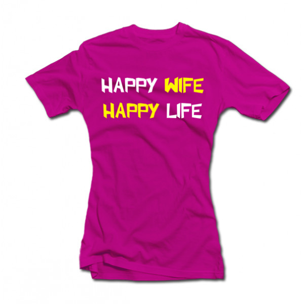 Sieviešu T-krekls "Happy wife"