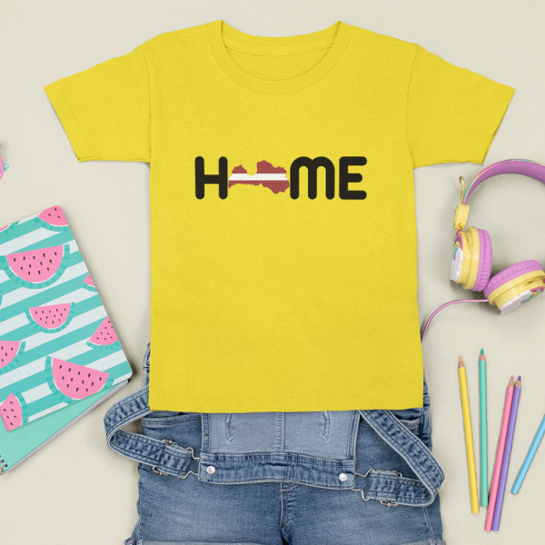Bērnu T-krekls "Home"