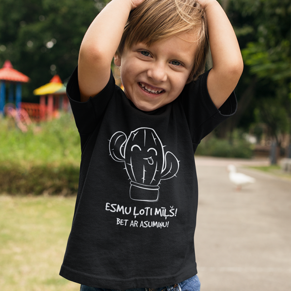 Bērnu t-krekls "Mīļš ar asumiņu"