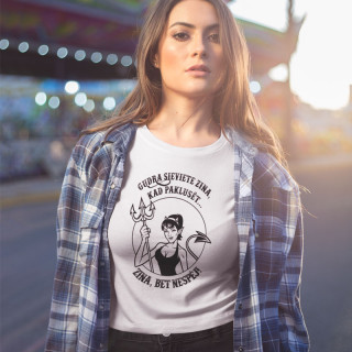 Sieviešu T-krekls  "Gudra sieviete"