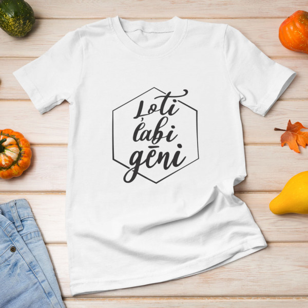 Sieviešu T-krekls "Labi gēni"