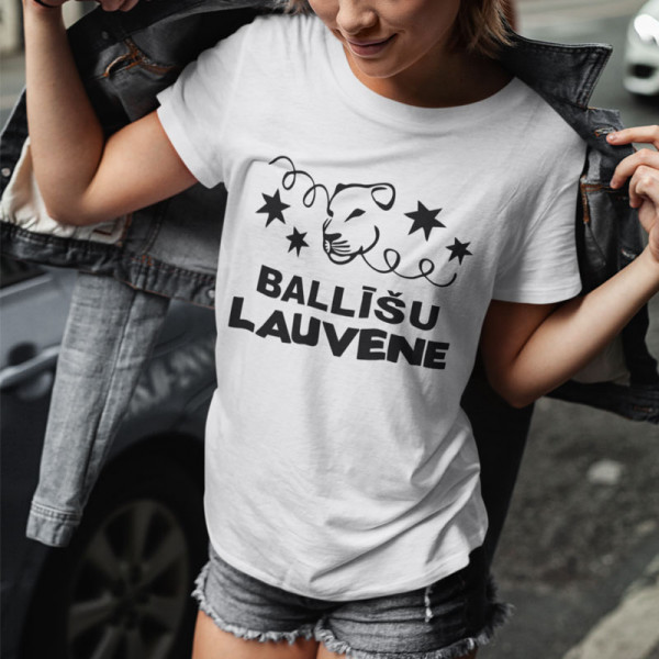 Sieviešu t-krekls "Ballīšu lauvene"