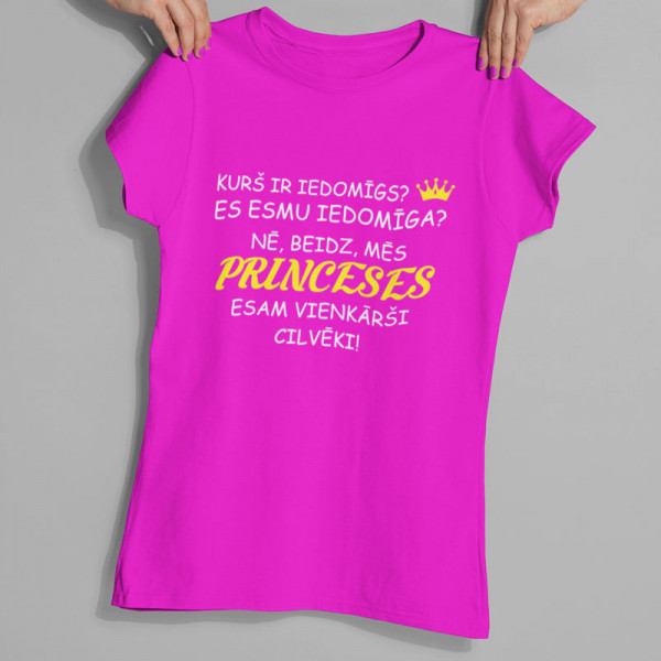 Sieviešu t-krekls "Mēs esam princeses"
