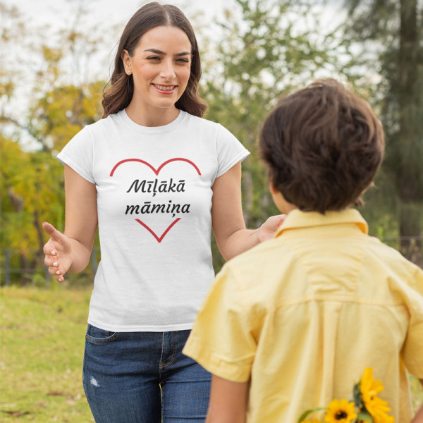 Sieviešu t-krekls "Mīļākā māmiņa"