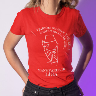 Sieviešu t-krekls "Pacienā Līgu!"