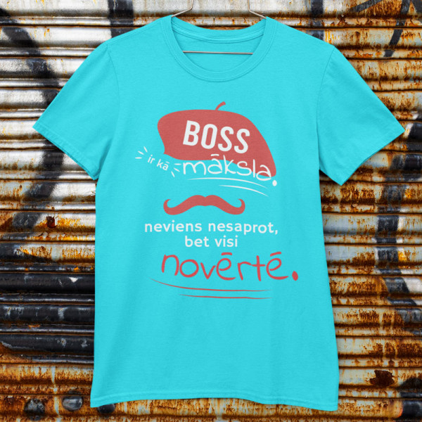 T-krekls "Boss kā māksla"