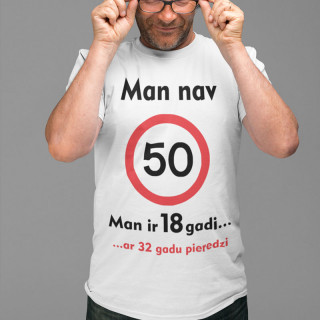 T-krekls "Man nav 50"