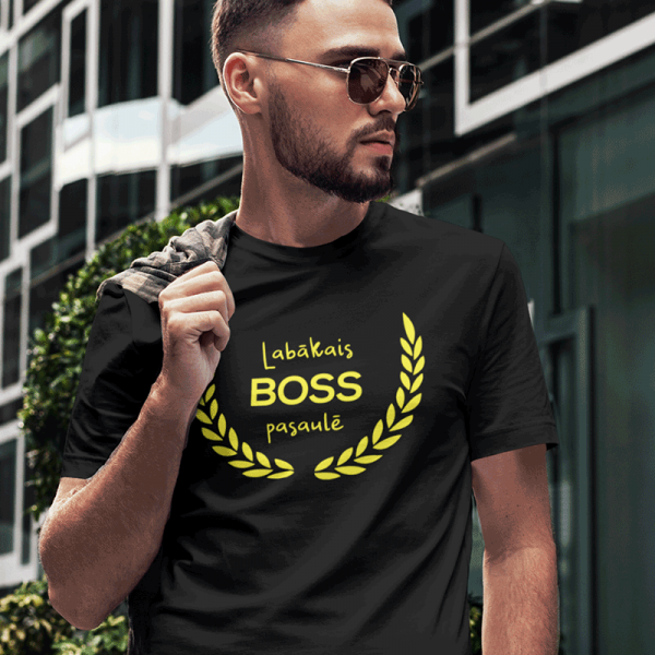 T-krekls "Labākais boss pasaulē"