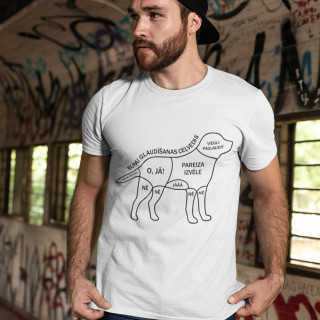 T-krekls "Suņu glaudīšanas ceļvedis"