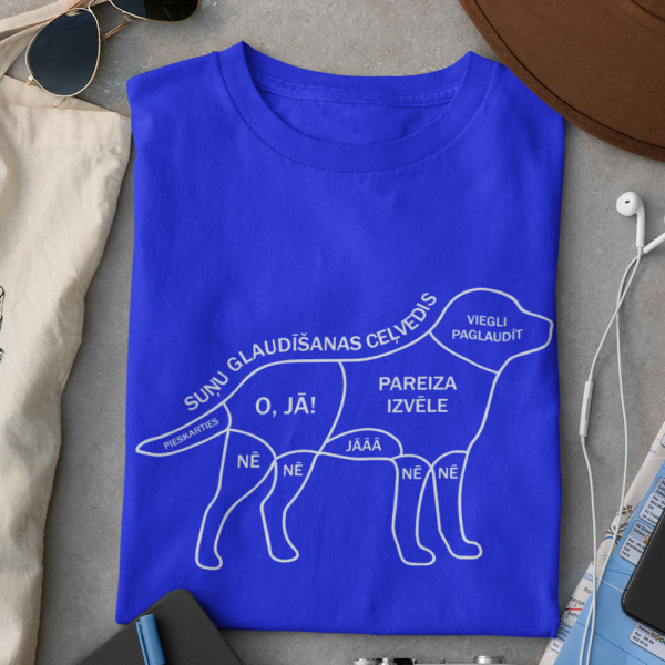 T-krekls "Suņu glaudīšanas ceļvedis"