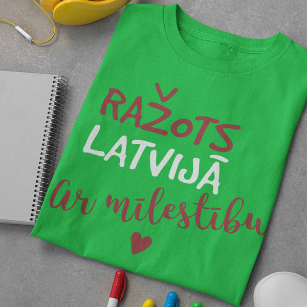 Bērnu T-krekls "Ražots Latvijā"