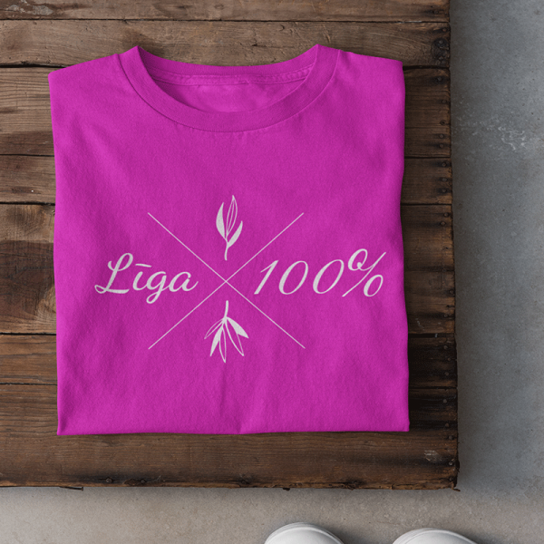 Sieviešu T-krekls "Līga 100%"