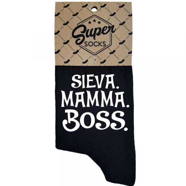 Sieviešu zeķes "Sieva. Mamma. Boss."