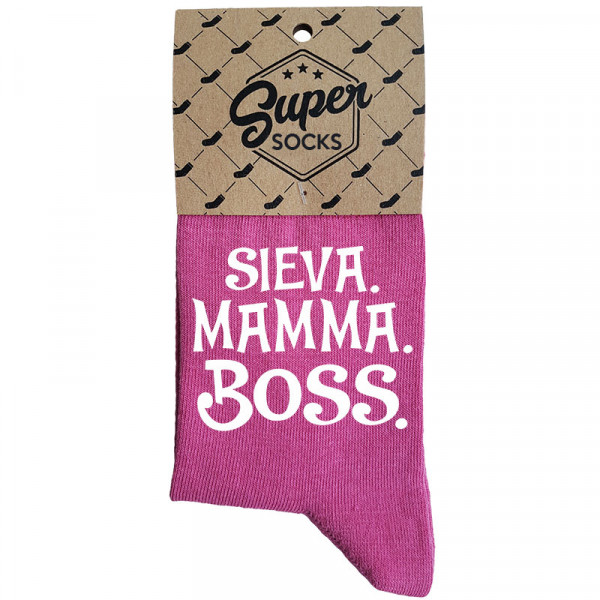 Sieviešu zeķes "Sieva. Mamma. Boss."