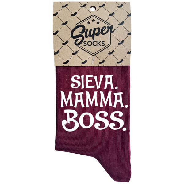 Sieviešu zeķes "Sieva. Mamma. Boss."