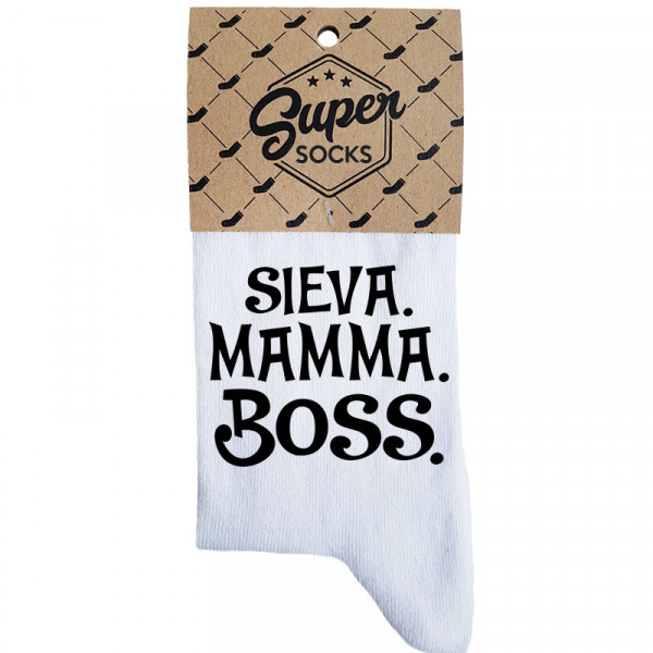 Sieviešu zeķes "Sieva. Mamma. Boss."