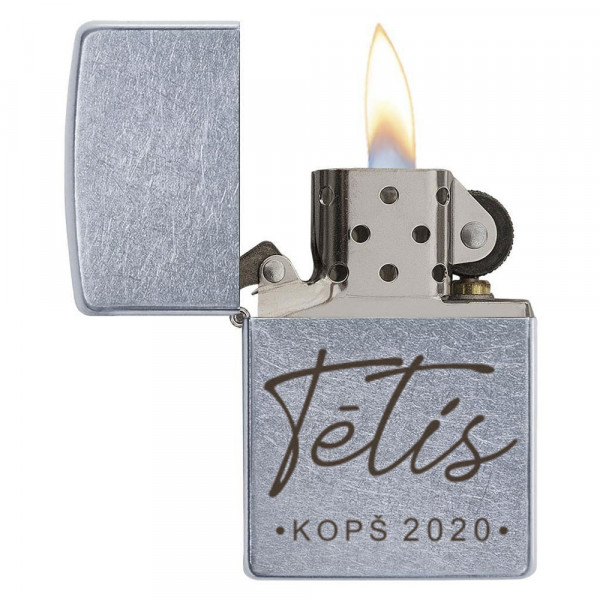 Zippo šķiltavas "Tētis kopš ..." ar jūsu izvēlēto gadu