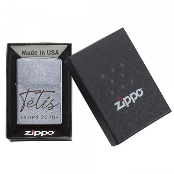 Zippo šķiltavas "Tētis kopš ..." ar jūsu izvēlēto gadu