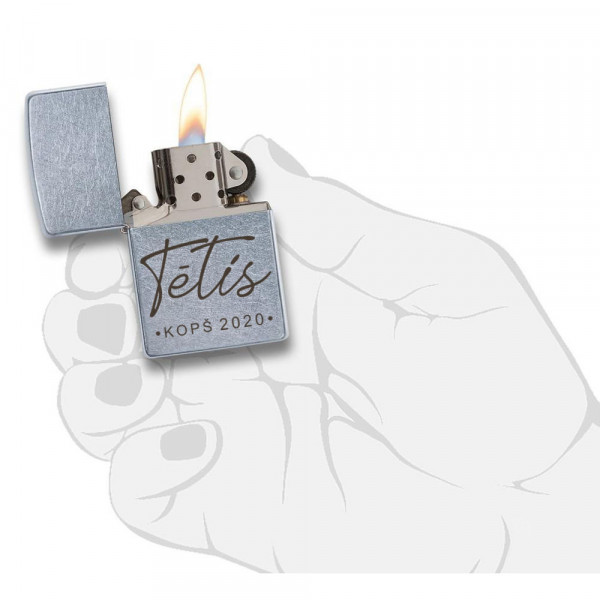 Zippo šķiltavas "Tētis kopš ..." ar jūsu izvēlēto gadu