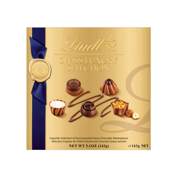 "LINDT SWISS LUXURY SELECTION" konfekšu komplekts, 145g