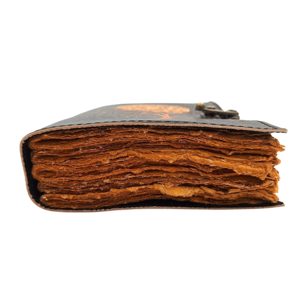 Ādas piezīmju grāmatiņa "Koks un Mēness"