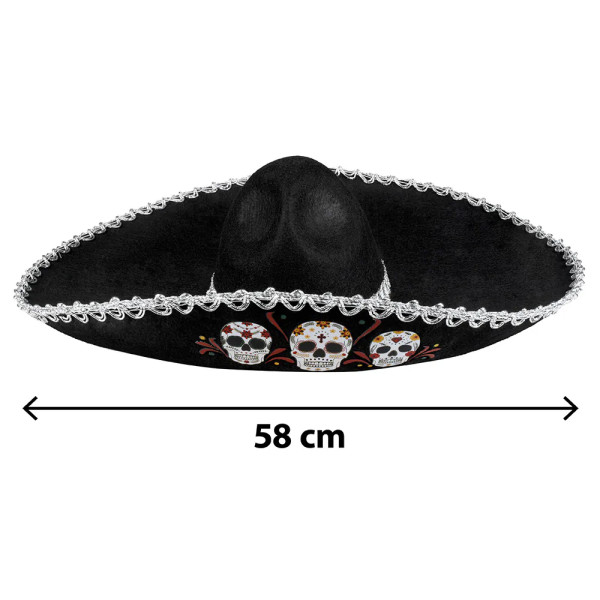 Meksikāņu cepure "Sombrero Calavera"