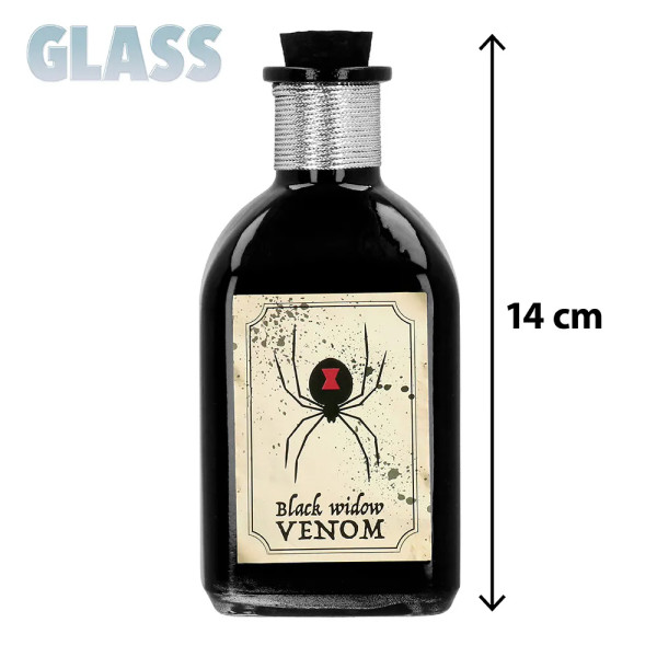 Stikla pudele "Black Widow Venom"