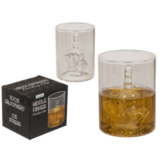 Viskija glāze „Middle Finger“, 350 ml