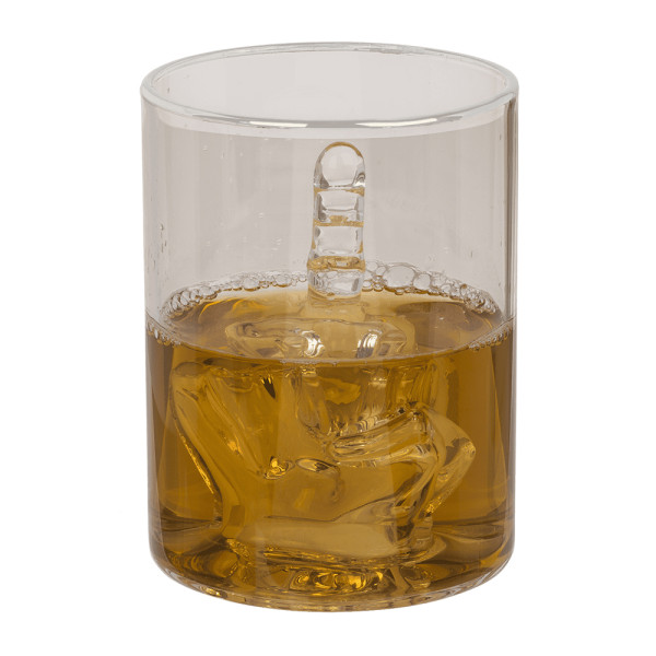 Viskija glāze „Middle Finger“, 350 ml