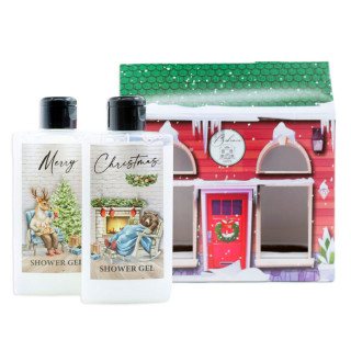 Ziemassvētku kosmētikas komplekts: 2 x dušas želeja (200 ml)